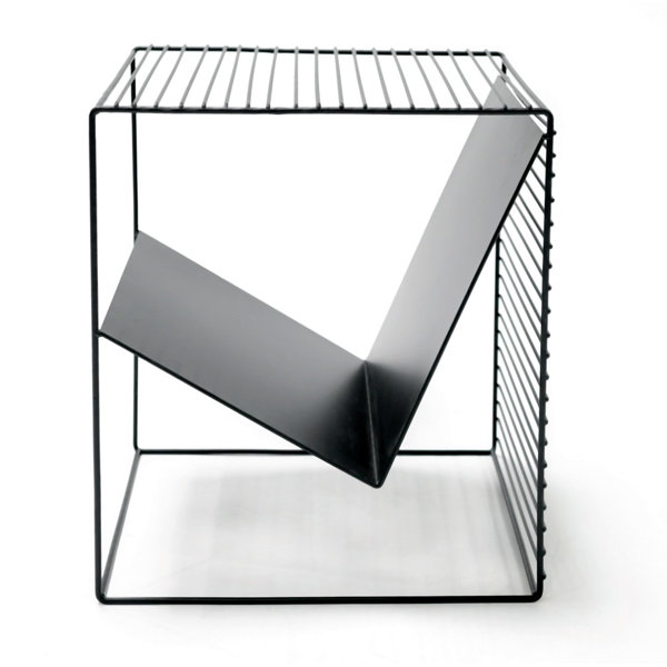 17 Stories Aona Metal Magazine Holder Wayfair.co.uk